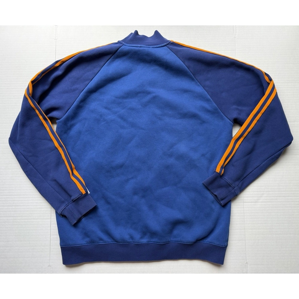 Adidas 2021 Real Madrid Full Zip Track Jacket Mens Large Blue Orange Soccer - Picture 7 of 7
